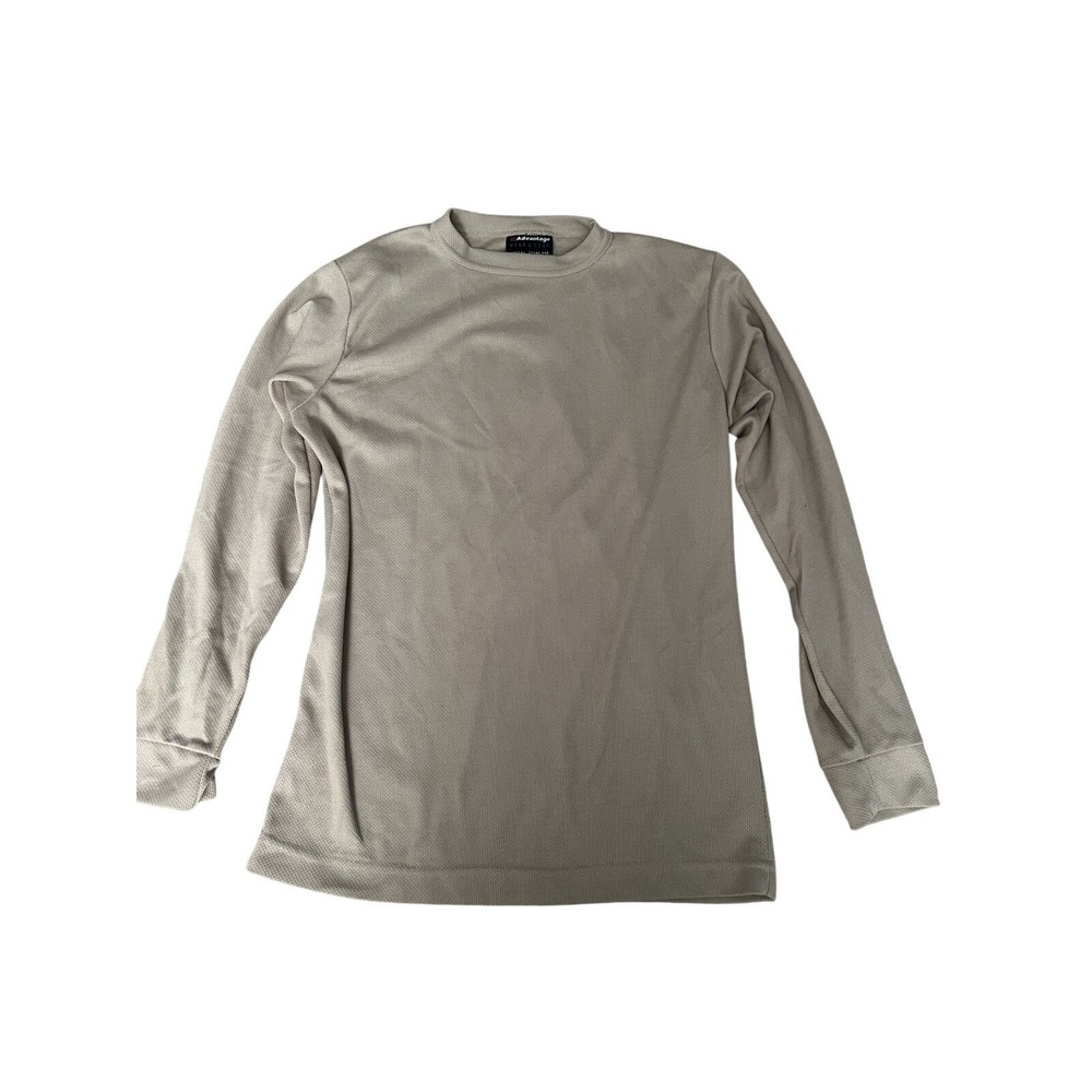 Advantage Wear &Gear Mens Medium Tan Mesh Performance Long Sleeve Tactical Shirt